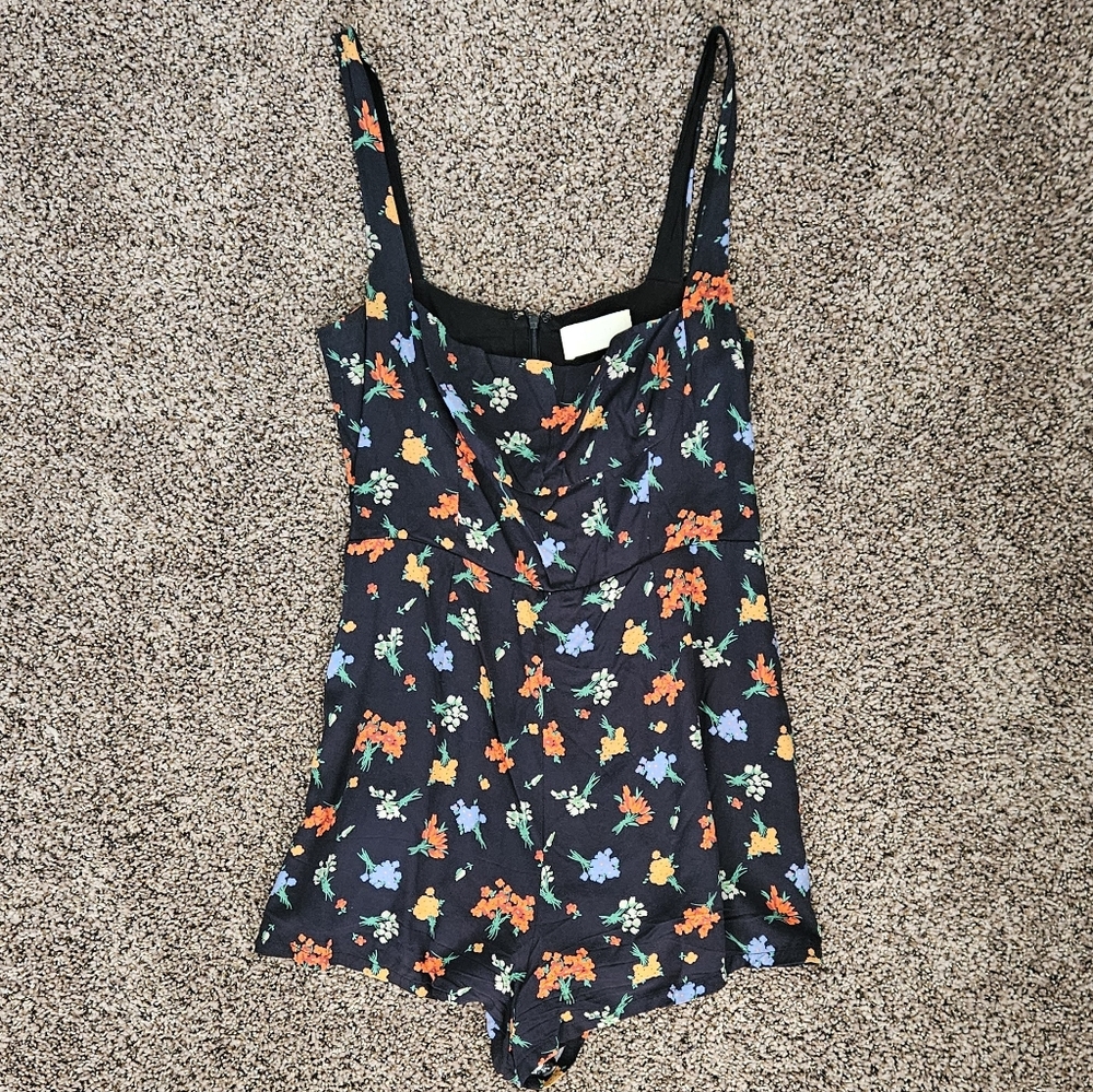 Women's Capulet, Romper, Black w/ Floral, Size Small